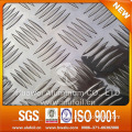 Anti-slip five bars aluminum tread plate for construction manufacturer